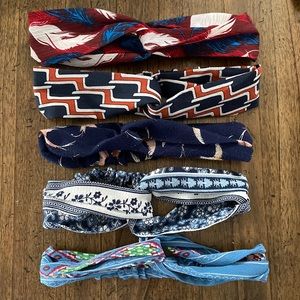 5 assorted headbands for $15